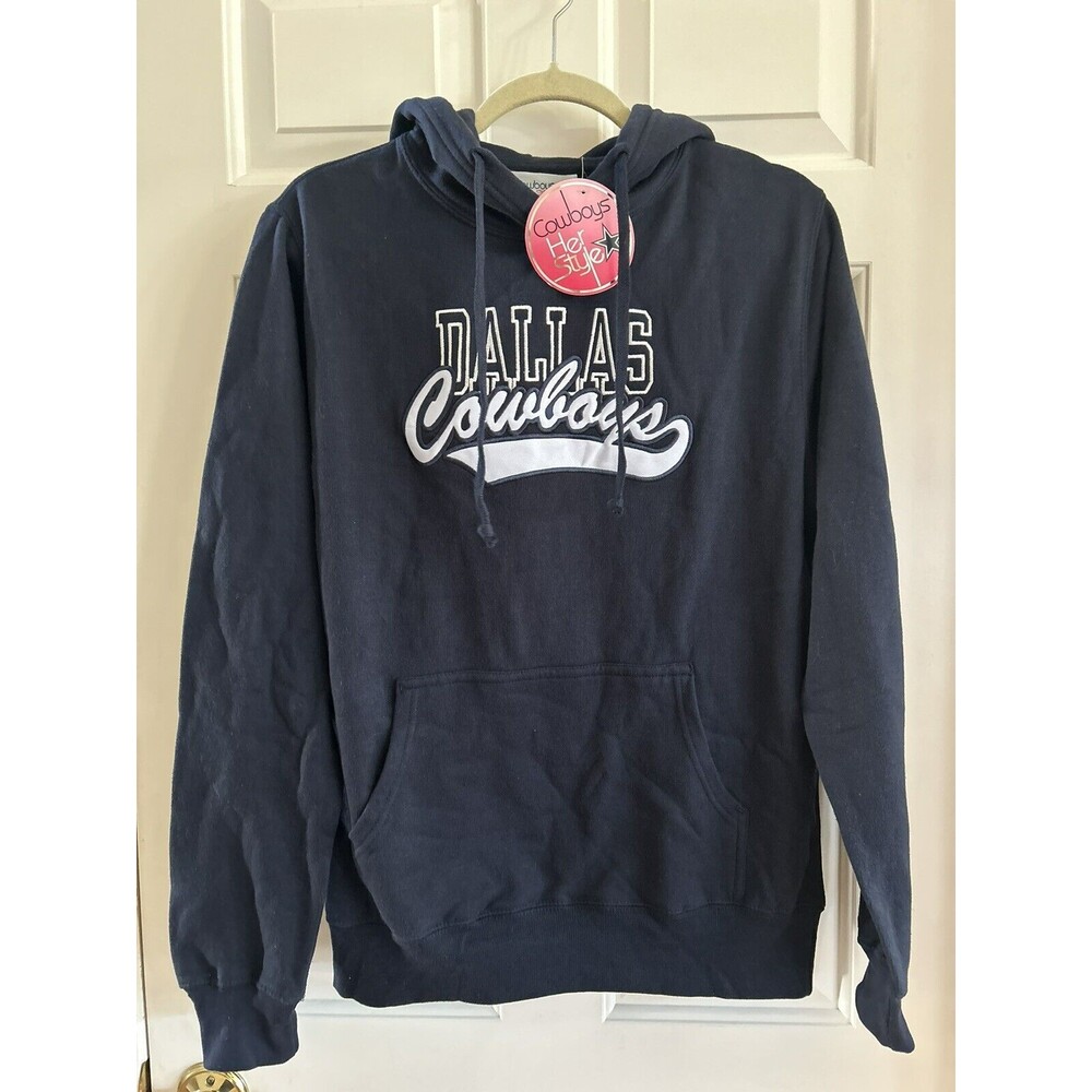 Dallas Cowboys Hoodie Womens Size Large Her Style NFL Football New